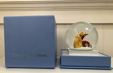 Golden Lab Labrador Retriever in Woods Snow Globe by Cool Snow Globes