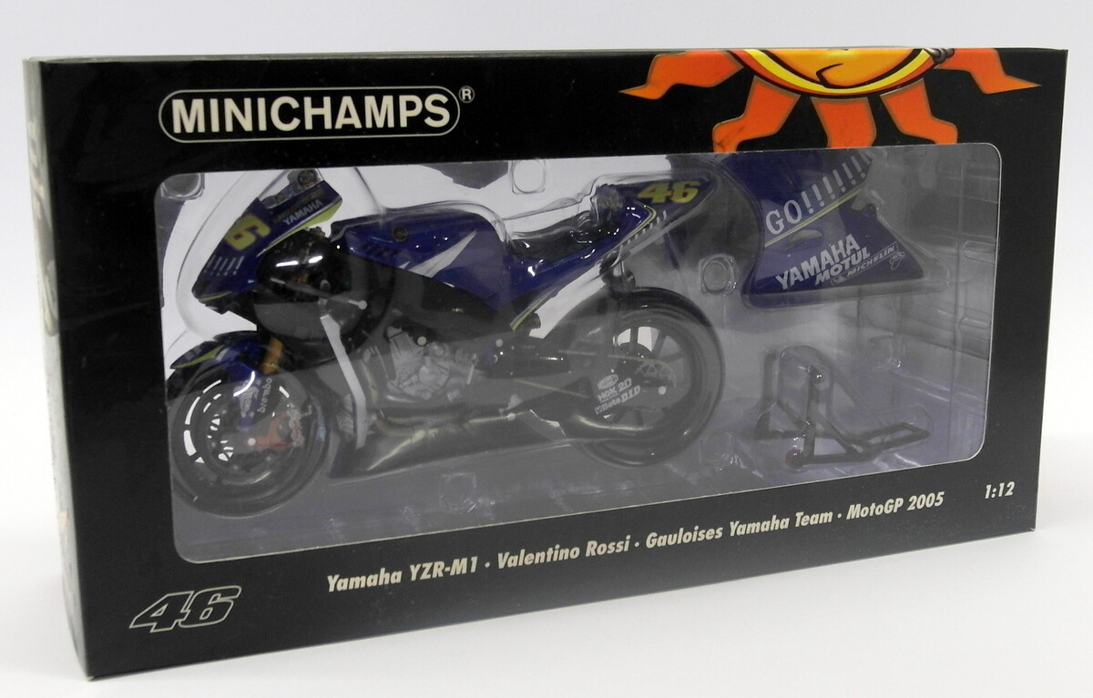 MINICHAMPS Valentino Rossi 1/12 Diecast MOTOGP Yamaha M1