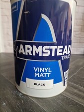 Armstead Trade Durable Vinyl Matt Black 5ltr #M