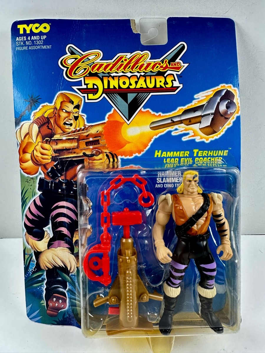 Vintage 1993 Tyco HAMMER TERHUNE Evil Poacher Cadillacs