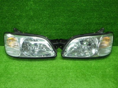 JDM 2000 Subaru Legacy BH5 BH BE5 BE STI Halogen Headlights Lights Lamps Set OEM