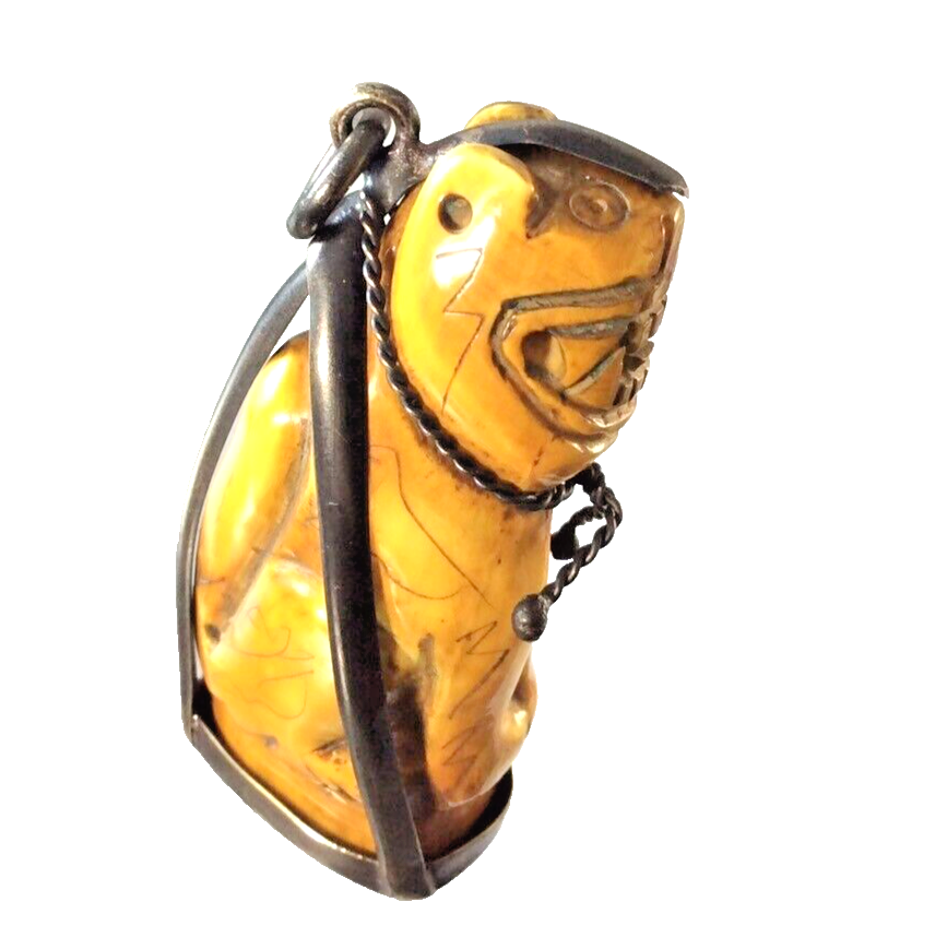 Ancient Tiger Amulet LP Pan Pendant POWERFUL Magic TALISMAN Strong PROTECTION
