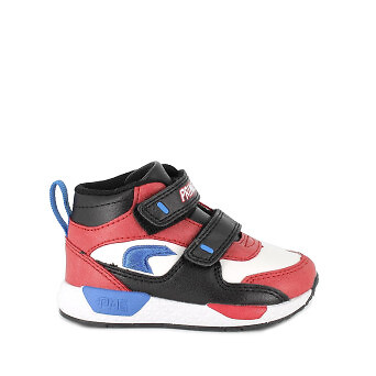 Scarpe Da Ginnastica PRIMIGI B&G Runner Per Bambini E Ragazzi - Sneakers Rosso/nero/bianco, Con Chiusura In Velcro, In Tessuto Traspirante - 5