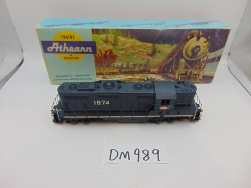 Locomotora diésel Athearn escala HO Missouri Pacific GS-9 1874 caja acopladores Kadee | Zustand: Used