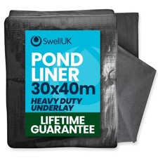 Swell Pond Liner Lifetime With Heavy Duty Underlay + Free Delivery Garden Fish