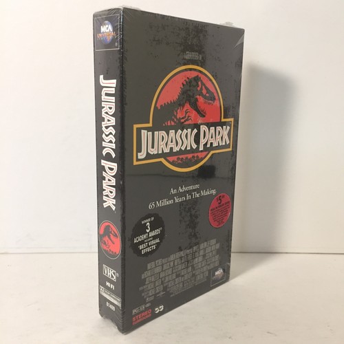 Jurassic Park VHS Sealed Promotional Brand New 1993 MINT Dinosaurs Spielberg
