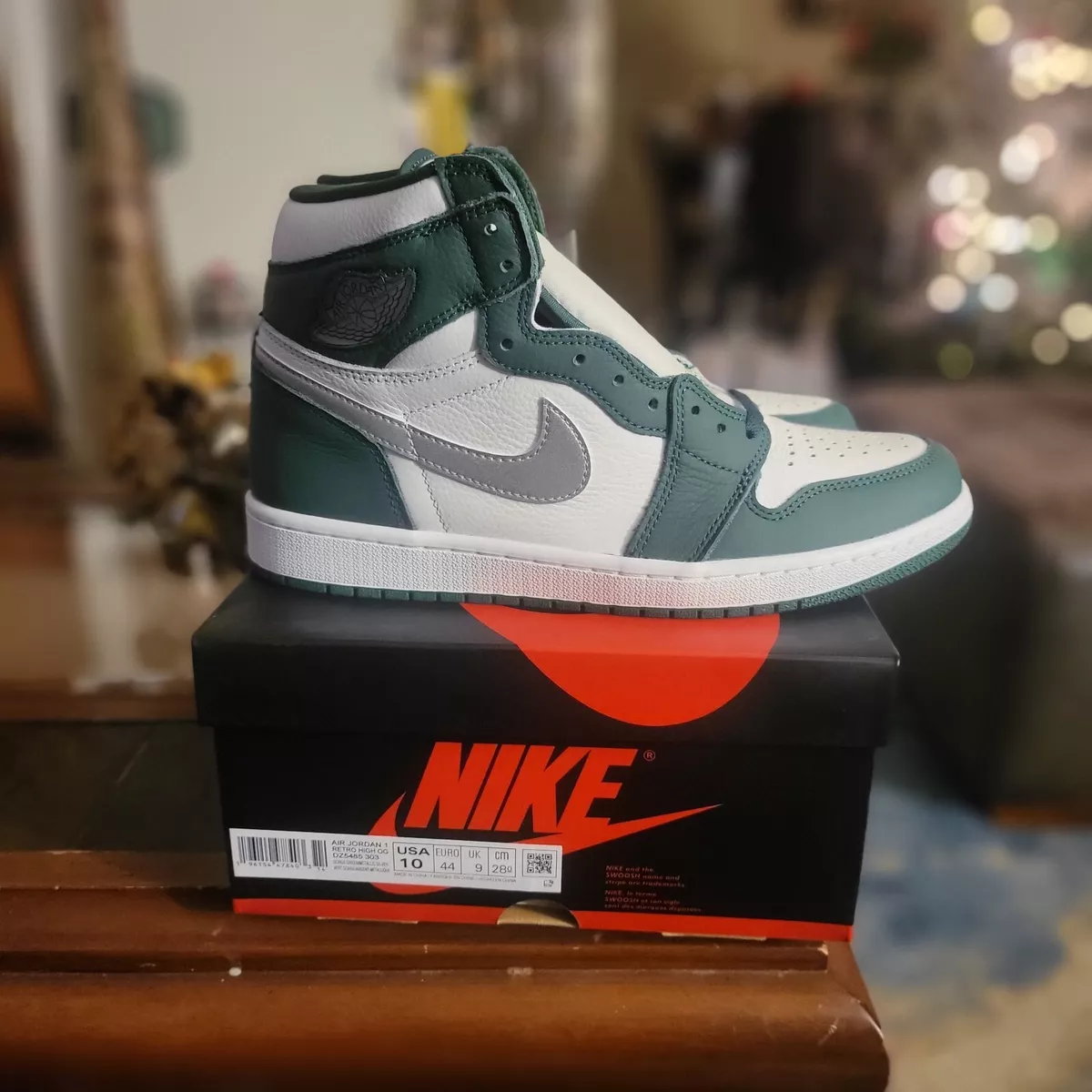 Size 10 - Nike Air Jordan 1 Retro High OG Gorge Green / DZ5485-303 ...