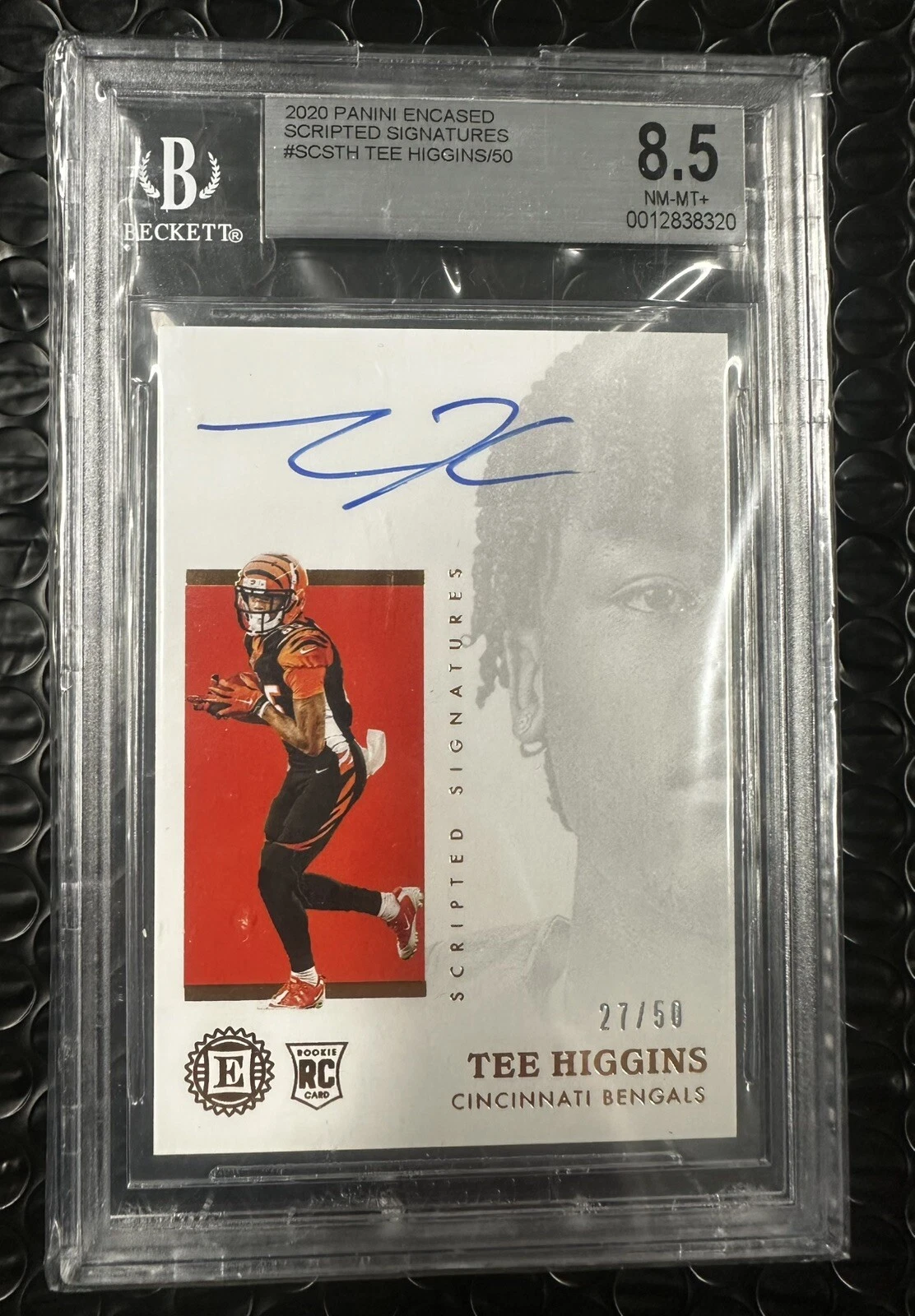 Tee Higgins Panini Encased Scripted Signatures #TH Base