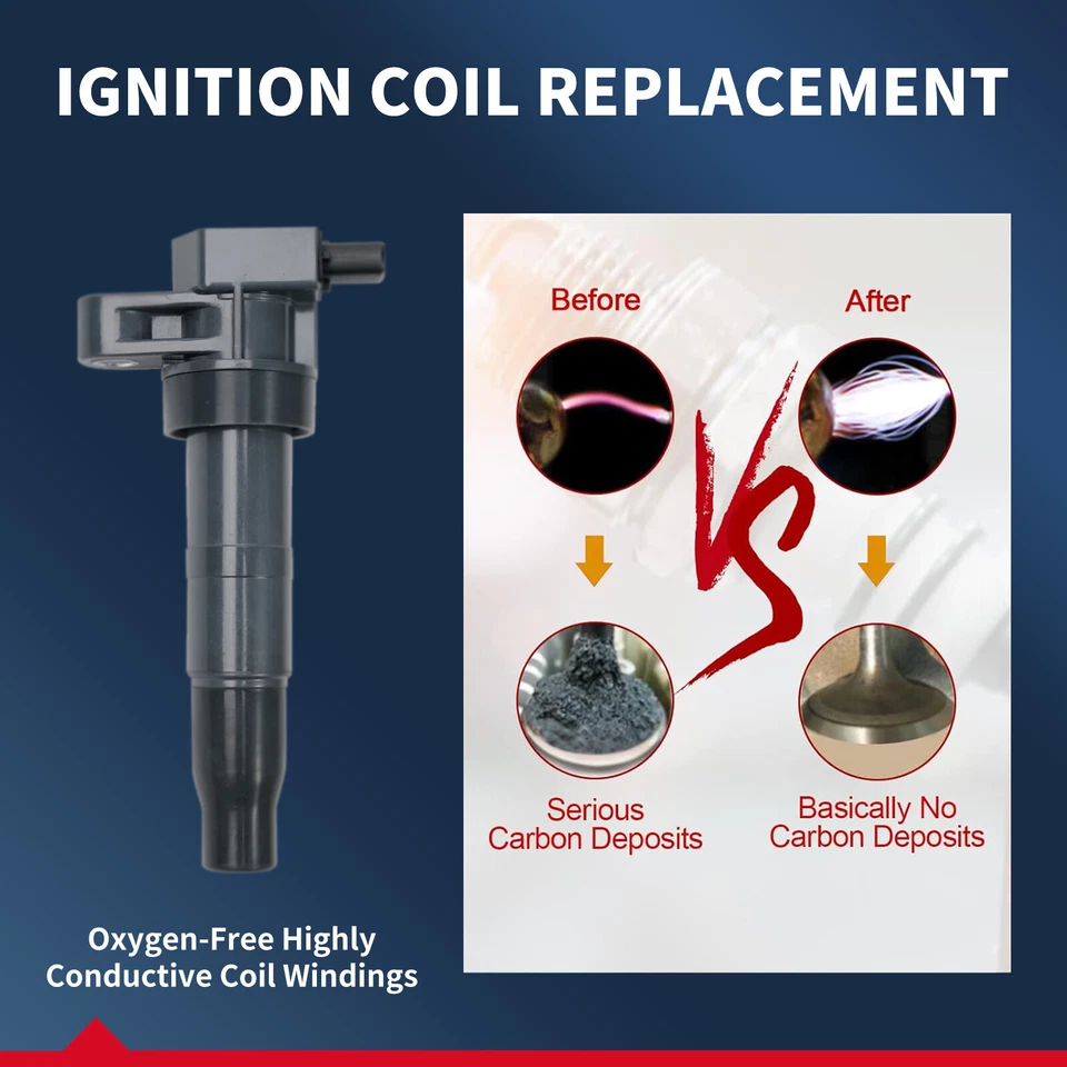 6X Ignition Coil & 6X Iridium Spark Plug for Hyundai Santa Fe Kia Sorento UF546 Foto 3 de 4