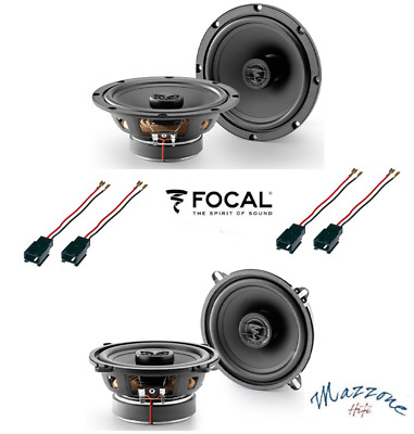 FOCAL Set 4 Lautsprecher ACX 165 130 Peugeot 206 - 307 Buchse Auto