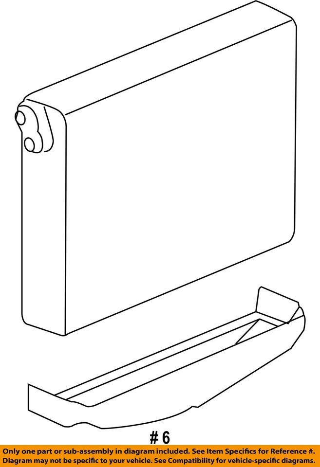 Núcleo do evaporador AC usado serve: Cadillac 2006 Cts grau A - Imagem 4 de 4