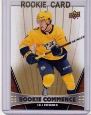 EELI TOLVANEN 18/19 Upper Deck Rookie Commence #RC-ET Tin Exclusive Insert Card