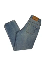Vintage Gitano Womens High Rise Waisted Mom Jeans Size 8 Short Light Wash 30x27