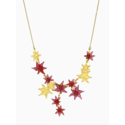 Michael Vincent Michaud 18K Japanese Maple Statement Necklace