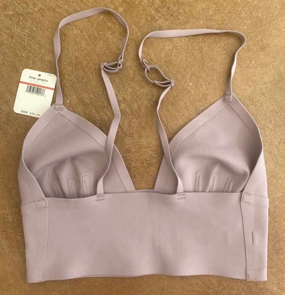 Nuevo Bralette Free People Sage Longline Amatista XS (Mujer 0-2) Foto 2 de 4