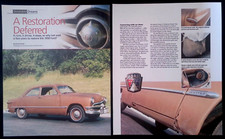 1950 Ford Custom Deluxe 2-door Sedan Article A Restoration Deferred