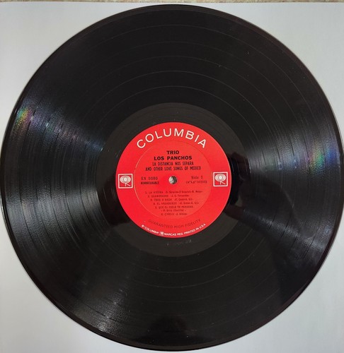 Trio Los Panchos La Distancia Nos Separa Vinyl LP Record Columbia Records B - Bild 11 von 14