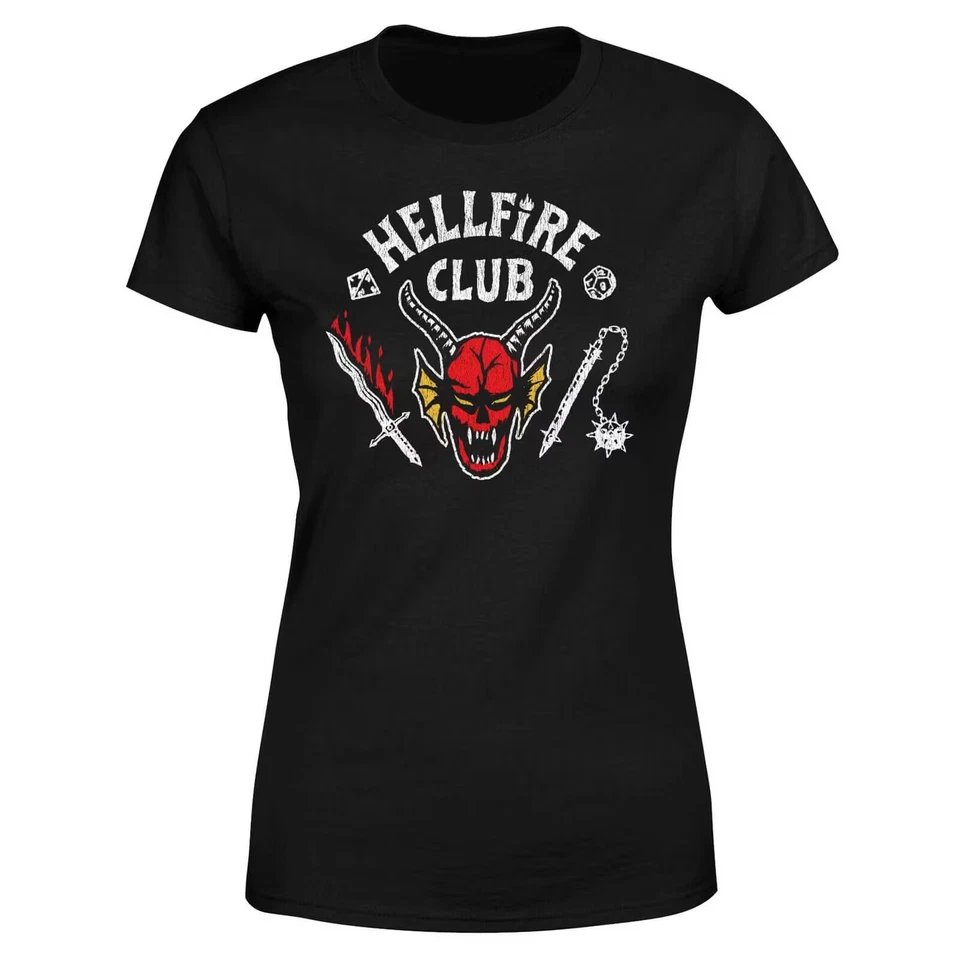 Official Stranger Things Hellfire Club Vintage Women's T-Shirt