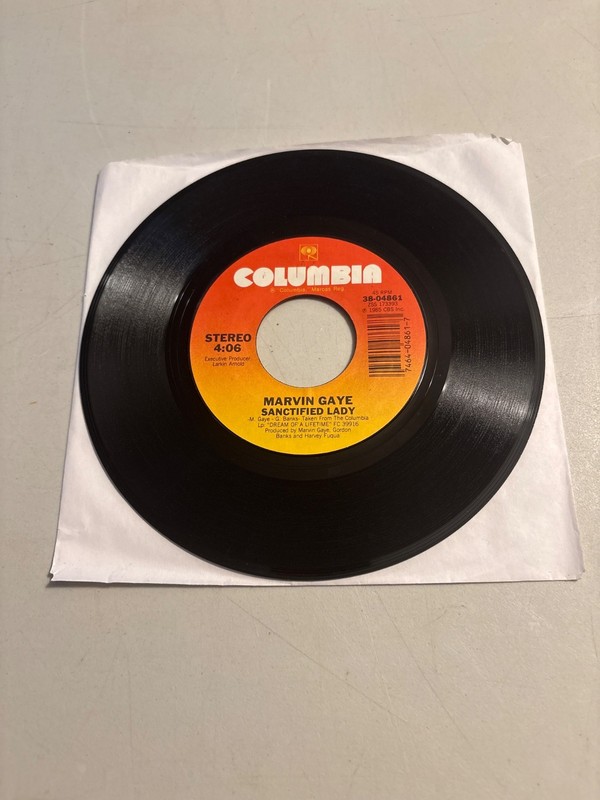 MARVIN GAYE SANTIFIED LADY 45 RPM 7" VINYL RECORD SOUL FUNK COLUMBIA 38-04861