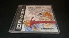 Final Fantasy Origins Black Label Playstation 1 PS1 LN perfect disc CIB+rg card-