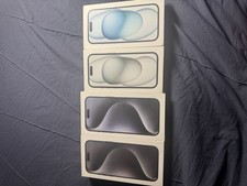 4 Apple iPhone 15 / 15 Pro Empty Boxes Original Packaging Only