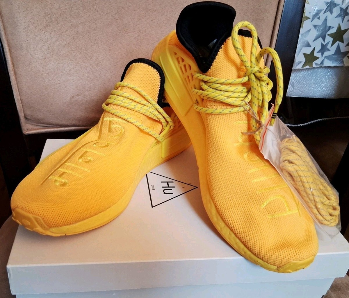 Size 11 - Men's Pharrell x adidas NMD Human Race Yellow for sale