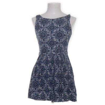 Glamorous, Kleid, Größe: S, Blau/Weiß/Mehrfarbig, Viskose, Medaillon, Damen #kRd