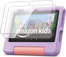 2 Pack Tempered Glass Screen Protector for 7-inch Kids Tablet, Scratch-Resistant