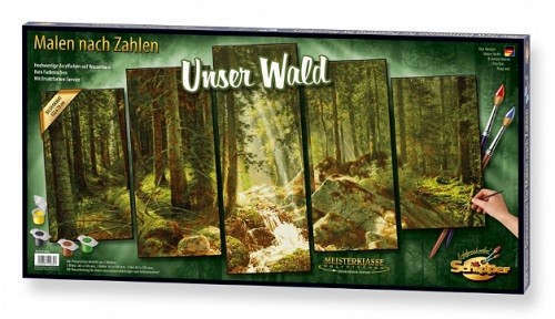 Schipper 609450832 - Paint By Numbers - Our Forest (Polyptych) - New