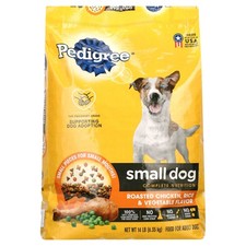 Dry Dog Food for Adult Small Dogs, Roasted Chicken and Vegetable Flavor, 14 lb 1.21 per pound