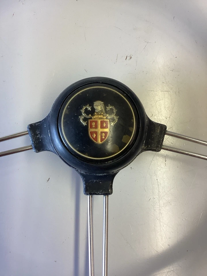 "Volante banjo Austin Healey 15 1/2"" años 60, sin grietas" Foto 3 de 4