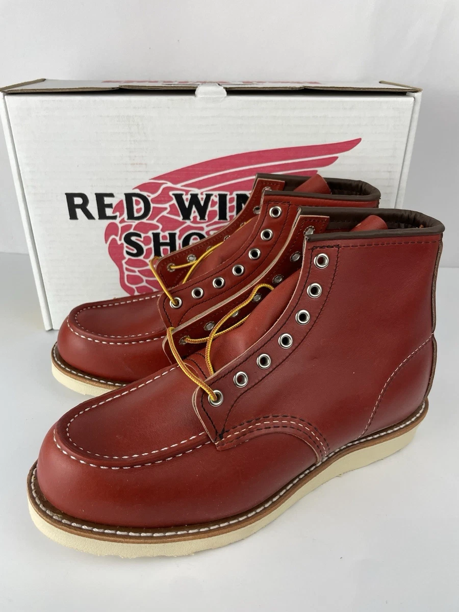 新品未使用 Red Wing Irish Setter 8875 8 1/2 E Red Wing Irish Setter 8875 Heritage Moc Toe Boots Classic Red Oro