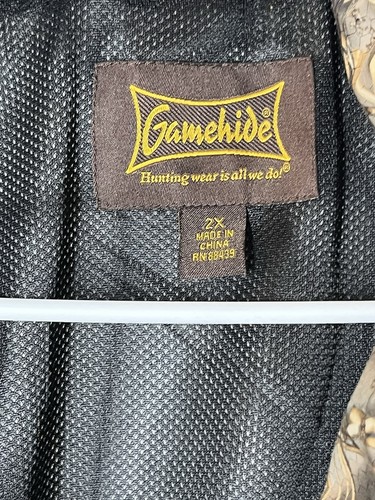 GAMEHIDE Waterproof Flyway Camouflage Hunting Shooting Jacket Mens 2X - Picture 3 of 8