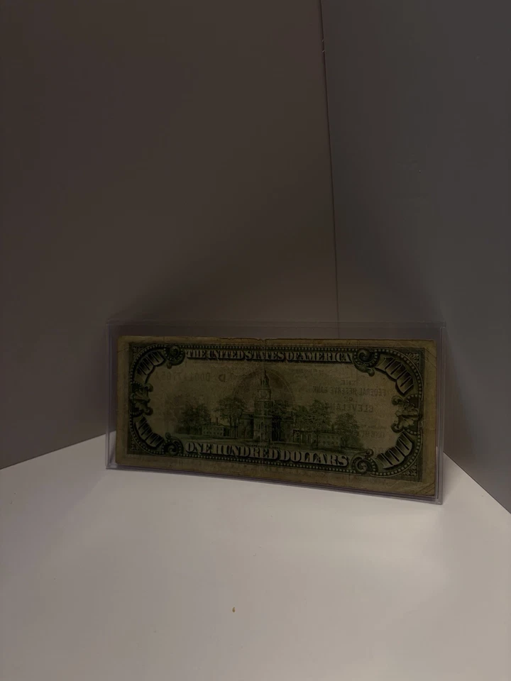 1929 $100 Federal Reserve Banknote, Cleveland, Oh PCGS UNC-63PPQ - Image 2 of 2