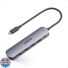 Anker USB C Hub, 5-in-1 USB Hub for Laptops, 4K HDMI Multiport Ad