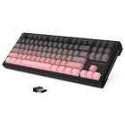 ATTACK SHARK M87 75% Wireless Mechanical Keyboard For PC Laptop Mac Windows Pink