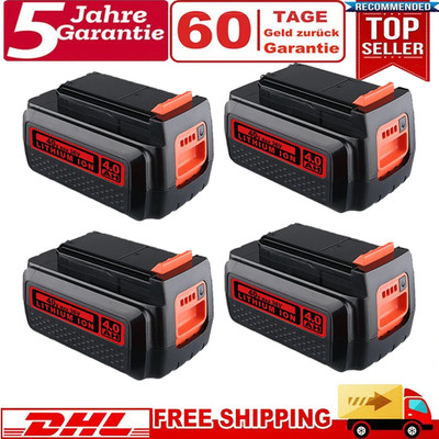 1/2/3/4x 40V Für Black + Decker 36V MAX Akku BL20362-XJ Li-Ion LBXR36 LBX2040