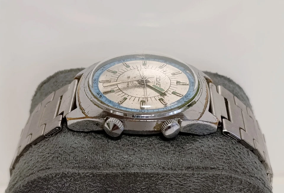 Reloj Vibro Alarma Señal Polijot 1MChZ 18 Joyas 2612 Unión Soviética Foto 4 de 4