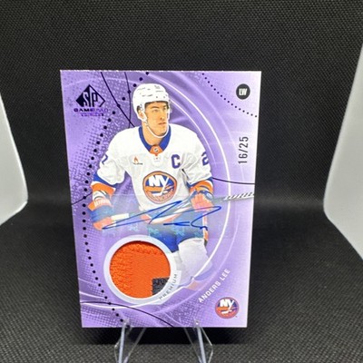 Upper Deck 2025-26 SP Game Used Anders Lee Patch Auto /25 #101 Islanders