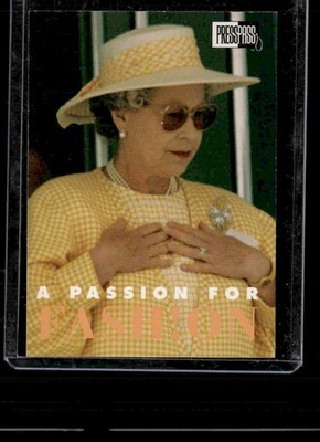1993 Press Pass The Royal Family #85 The Queen is quite economical