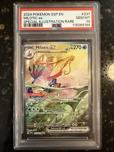 2024 POKEMON SSP EN-SURGING SPARKS #237/191 MILOTIC EX SIR PSA 10