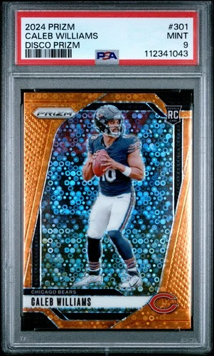 2024 Panini Prizm Caleb Williams Rookie Disco Prizm PSA 9 #301