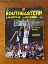 1991 / 1992 - Southeastern Basketball Handbook - LSU Tigers  - SEC Media Guide