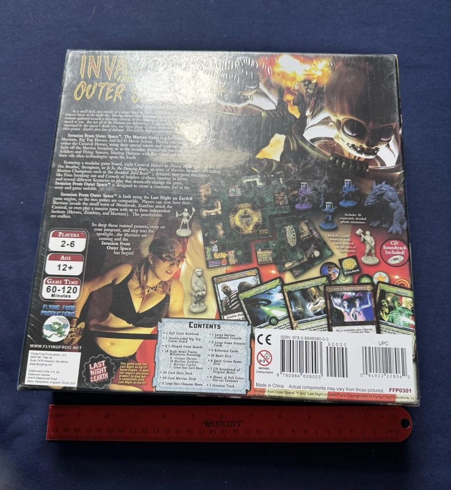 Invasion From Outer Space The Martian Board Game Brand New Contents SEALED 2010 - Image 2 of 2