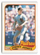 1989 Topps #748 Jimmy Jones San Diego Padres