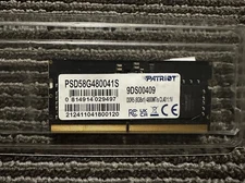 Patriot 8GB Signature Line DDR5 4800MHz, CL40, SO-DIMM Memory RAM PSD58G480041S