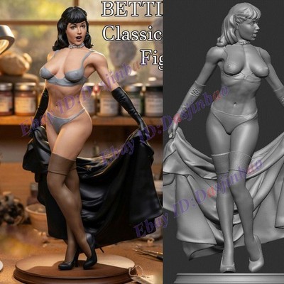 Bettie 1/12 1/10 1/8 1/6 1/4 1/3 3D Print Model Kit Unpainted Unassembled GK