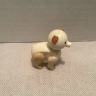 Vintage Fisher Price Little People White Pig - Hex Screw