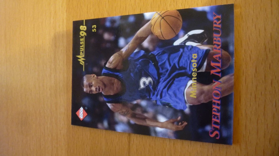 STEPHON MARBURY + ANTAWN JAMISON 1998 Collector`s Edge Impulse THICK Parallel 53 - Bild 1 von 2