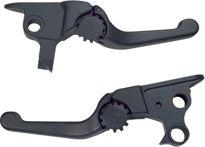 PSR Anthem Shorty Black Clutch Brake Lever Set Harley Road King Classic 08-13
